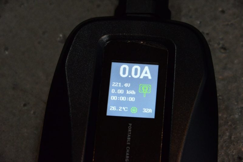 Morec EV Charger Screen