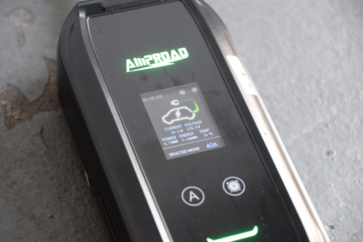AMPROAD screen close up