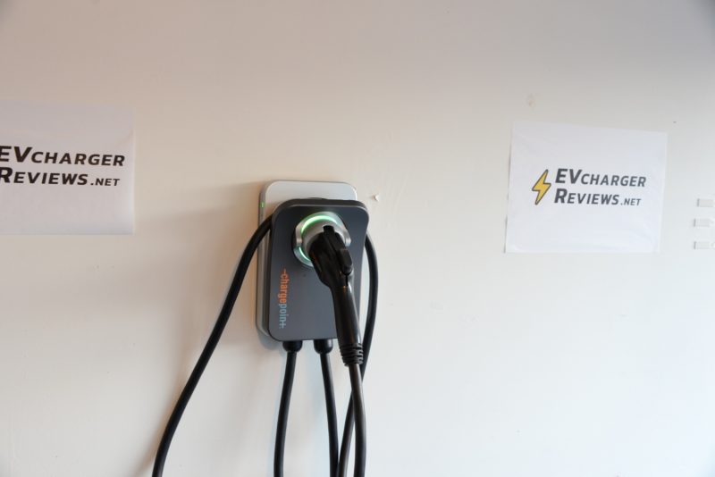 Chargepoint Home Flex plugged in
