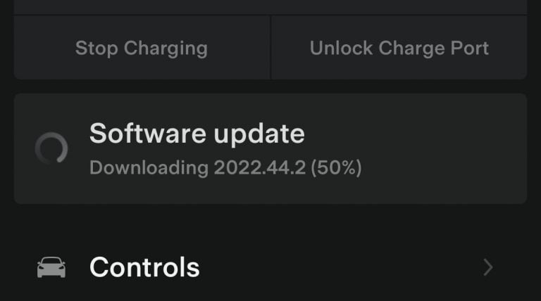 Tesla software update stuck at 50%. How to fix.