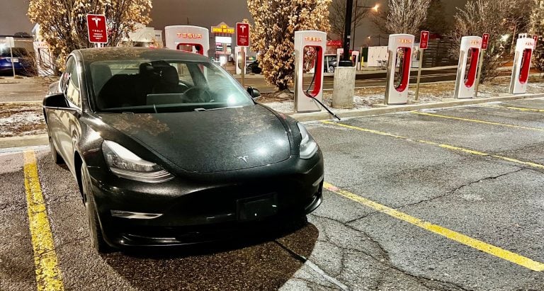 Model 3 almost exclusively charged on Level 2 Superchargers