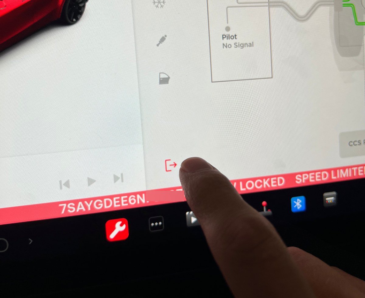how to exit Service Mode on Tesla
