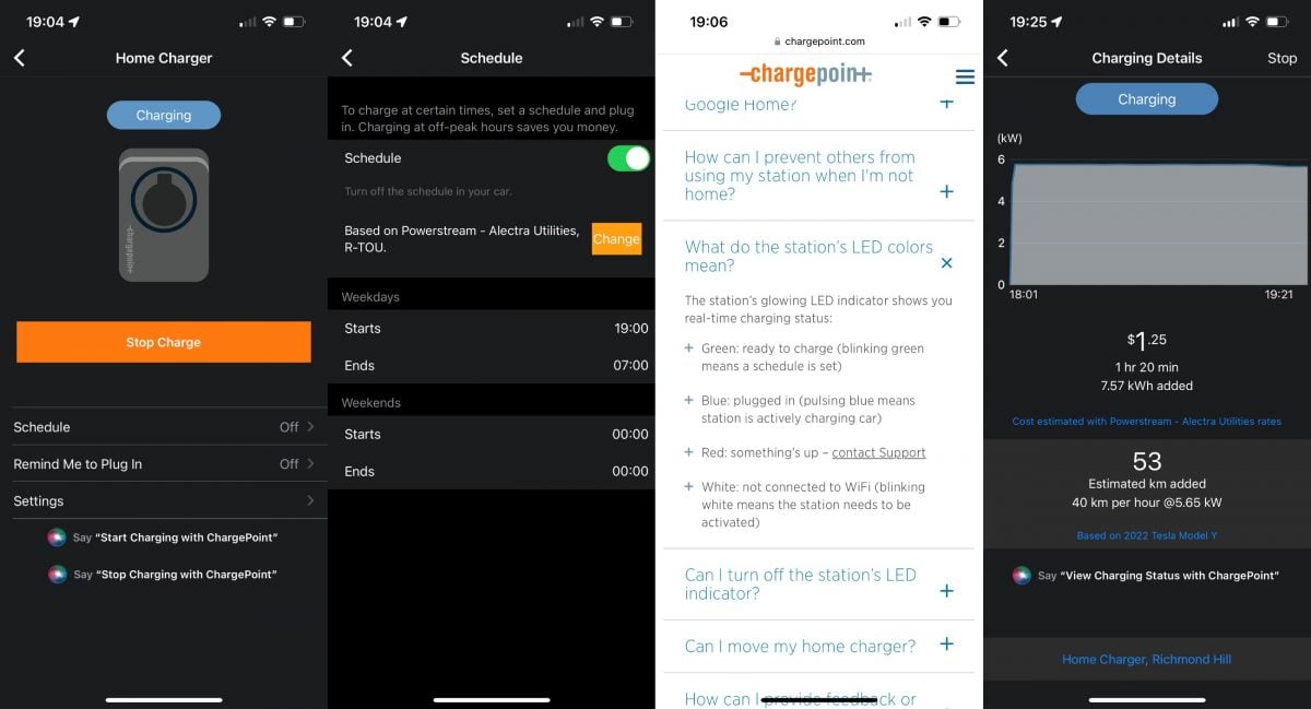 ChargePoint app for Home use