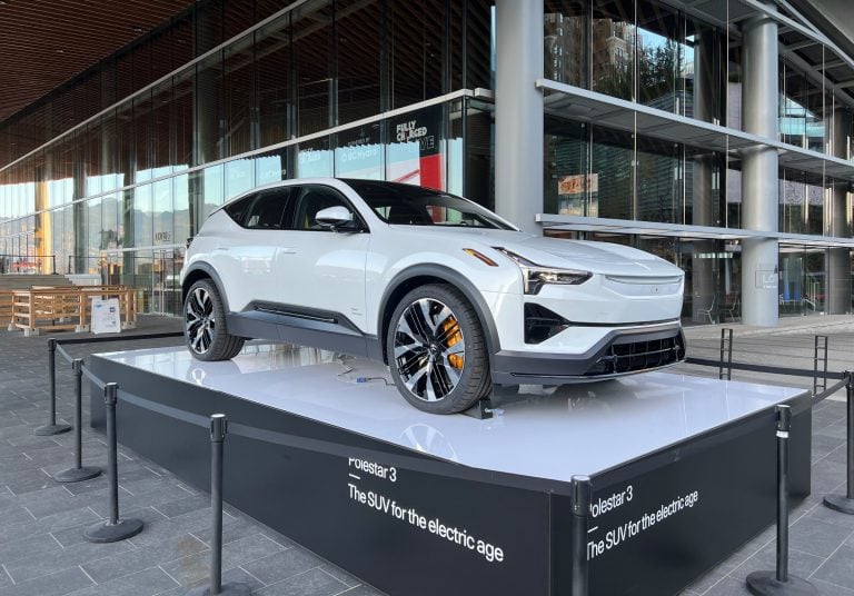 Polestar 3 SUV at Fully Charged LIVE show, Vancouver