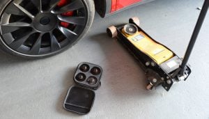 Jack pads for Tesla prevent undercarriage damage