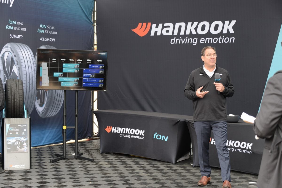 Hankook is promoting their EV specific iON tires that claim 6% better range than the competition