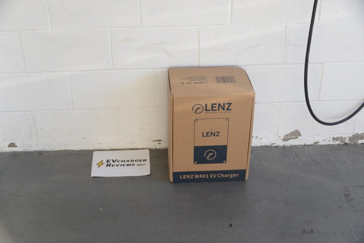LENZ charger in box on arrival