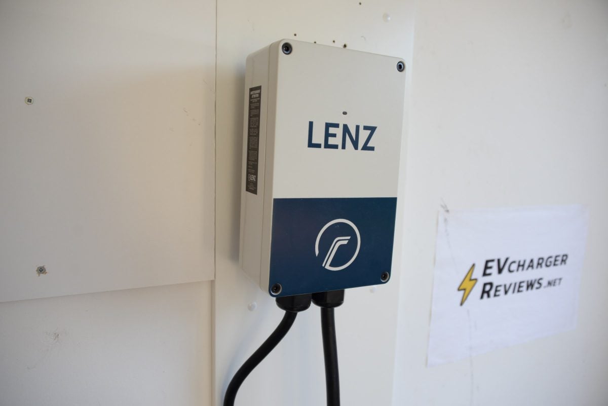 installed LENZ charger