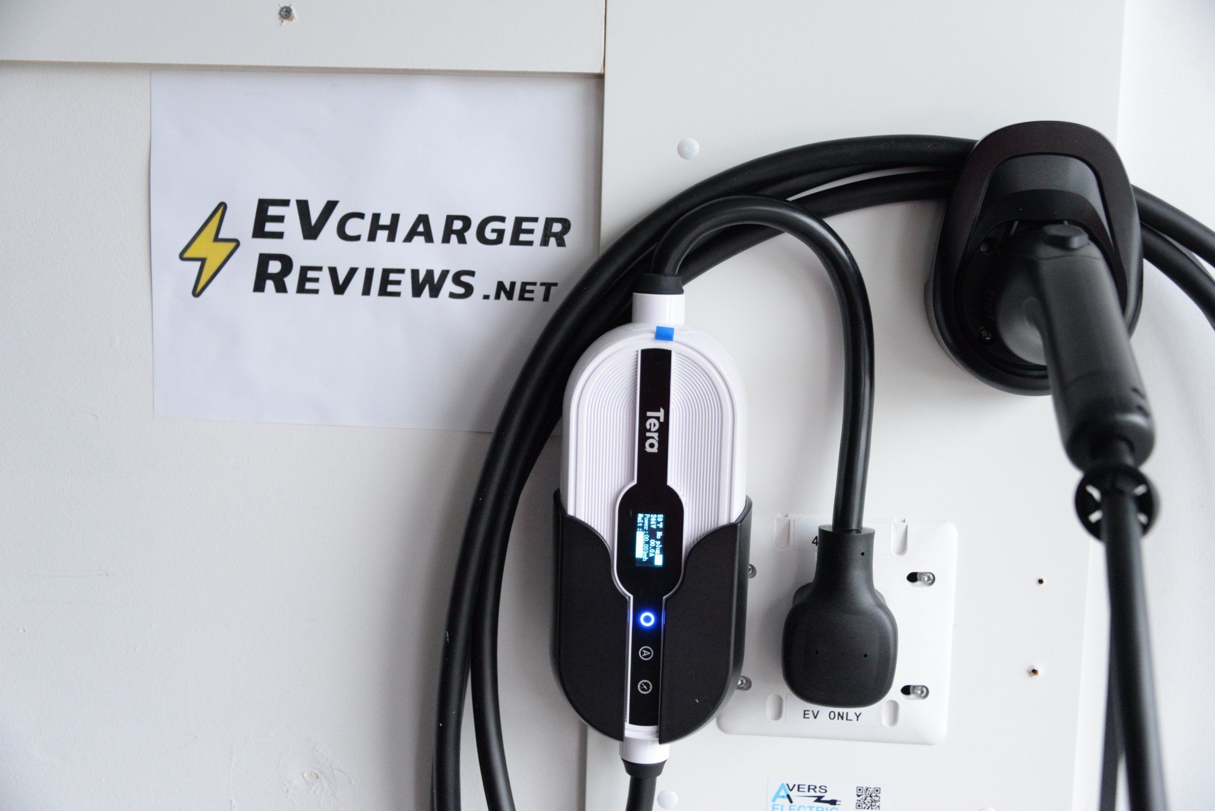 Tera P01 Portable EV charger with Bolt EV