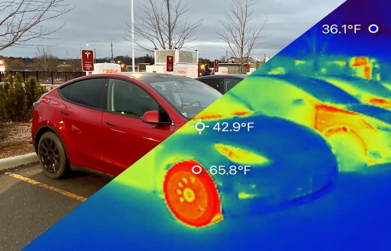 Supercharging as Seen Through a Thermal Camera