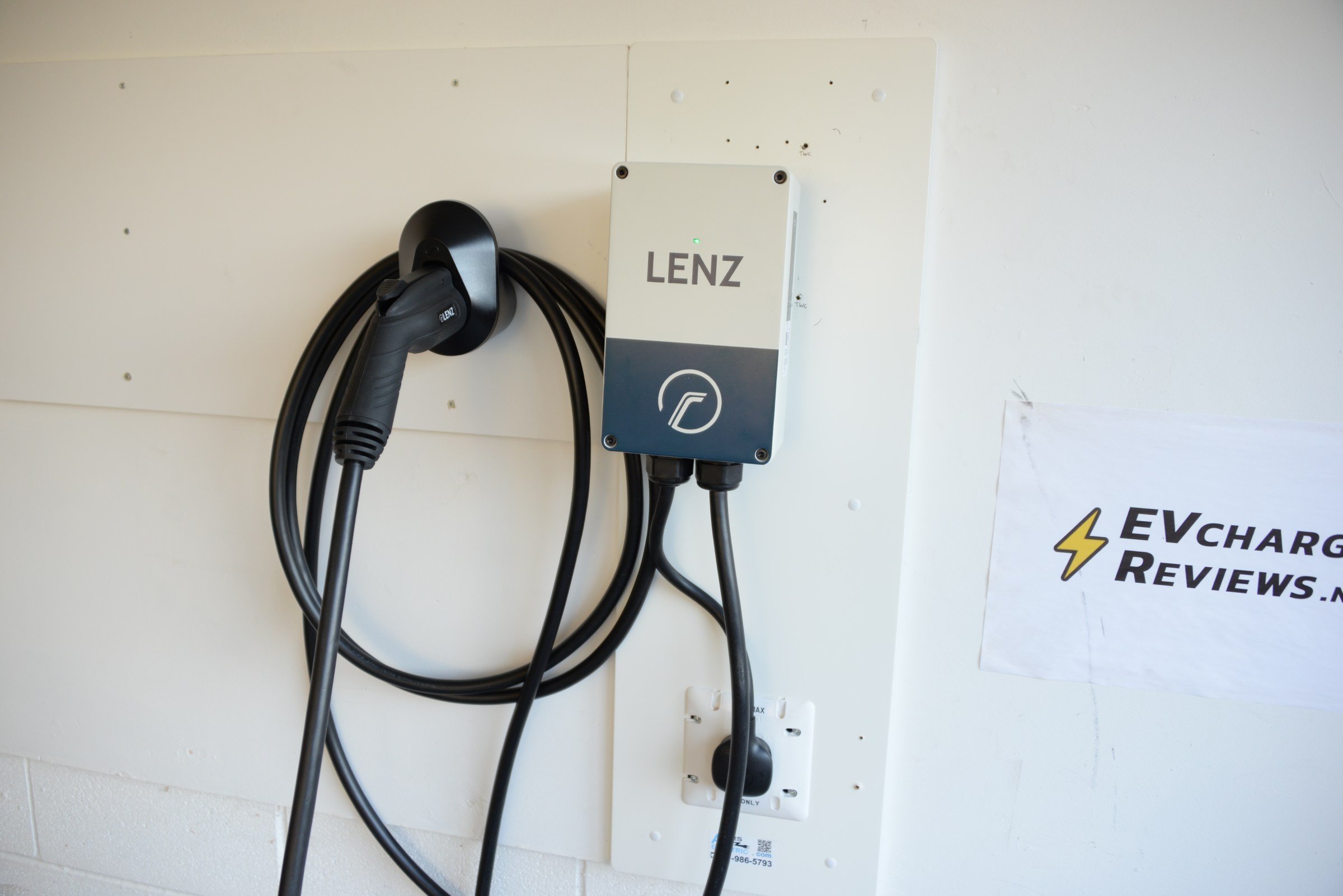 LENZ EV charger for the EQE