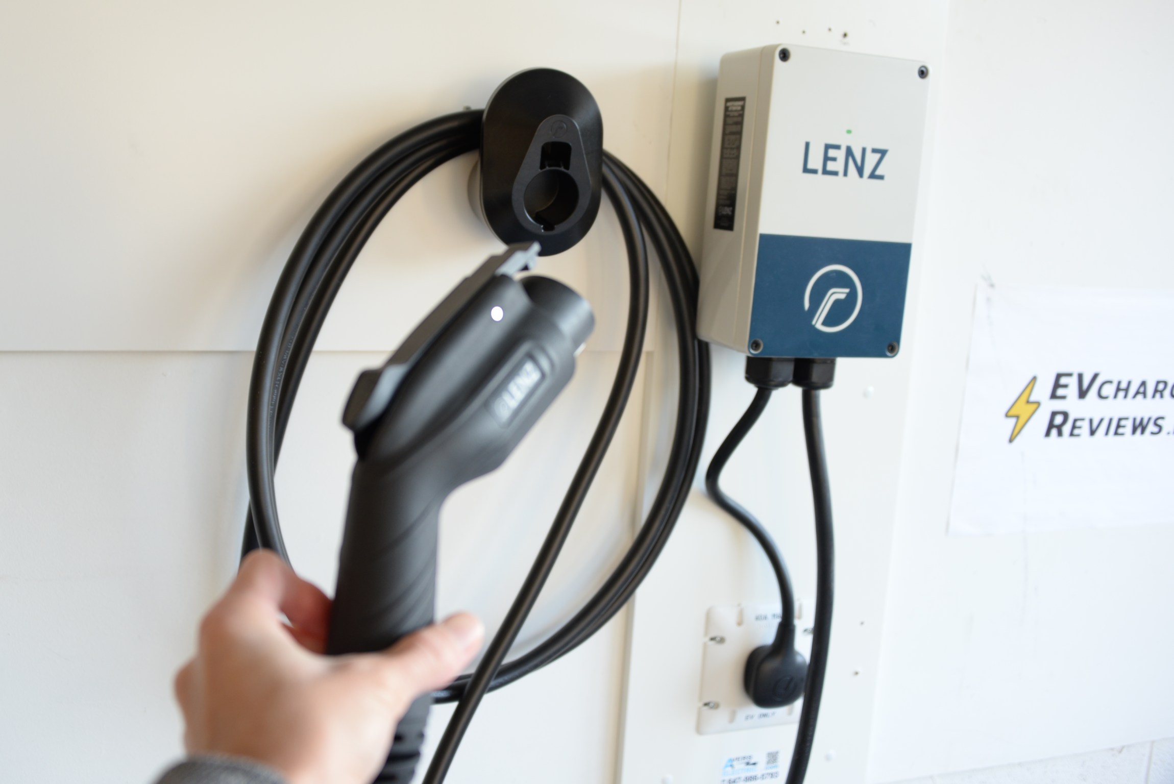 LENZ Home EV charger tested with bZ4X