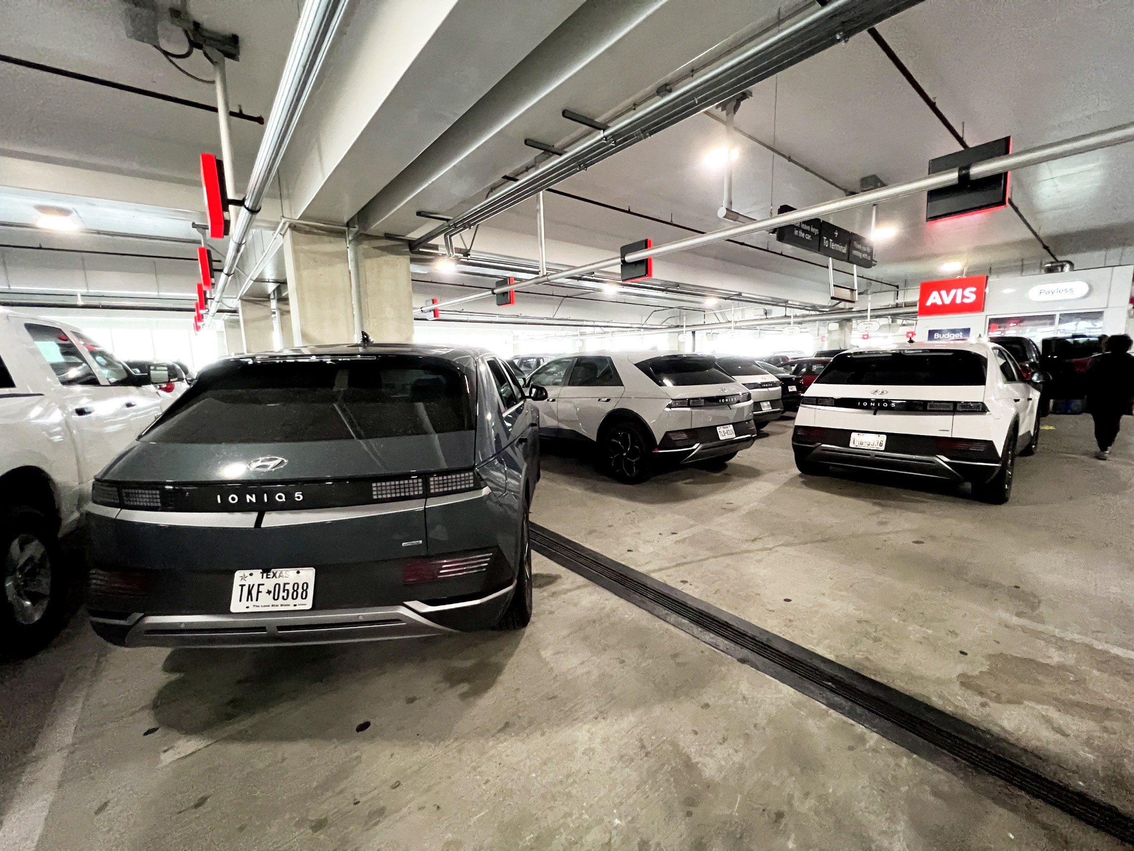 Ioniq 5 rental cars at San Antonio Airport