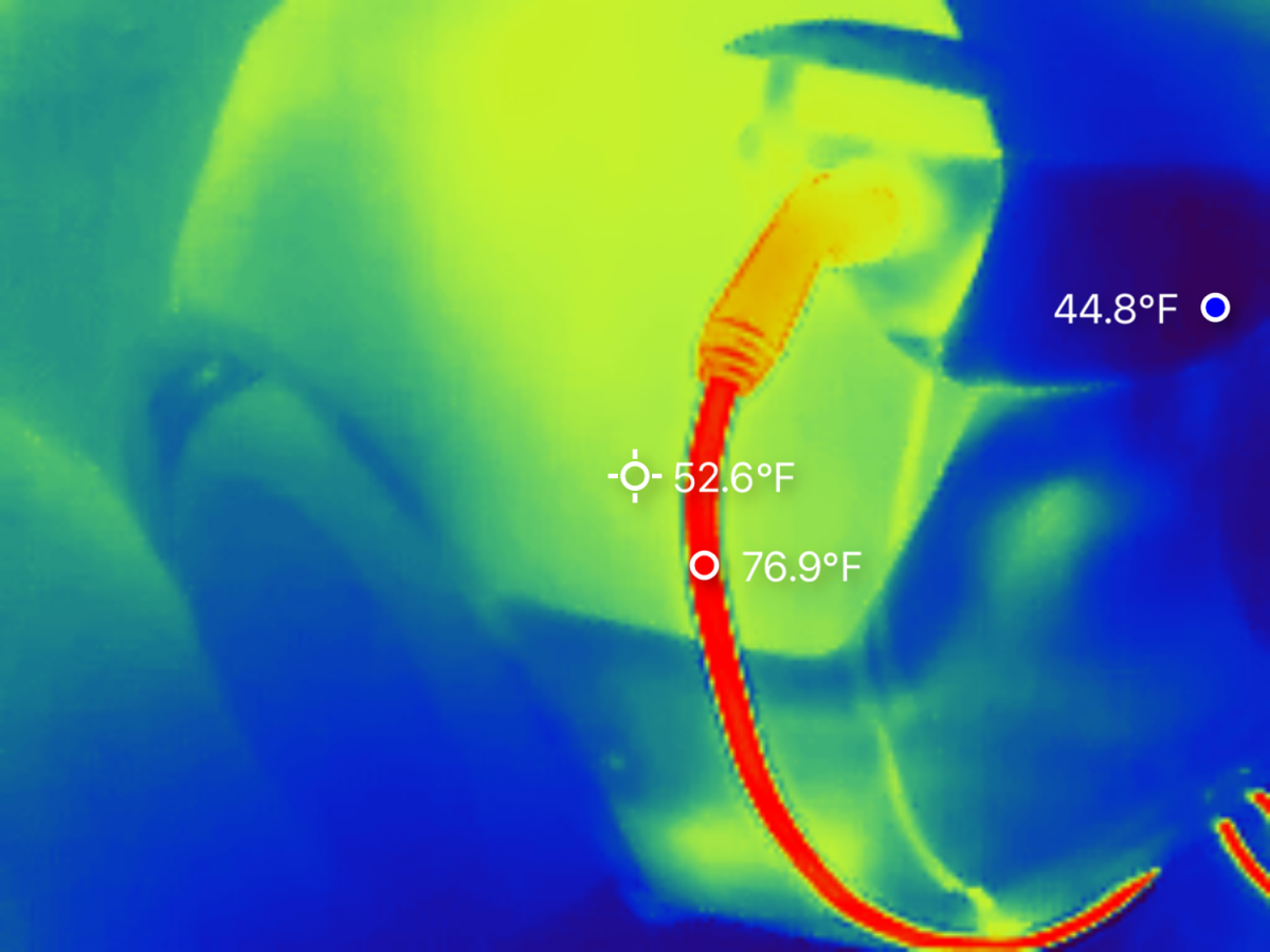 thermal image of cord