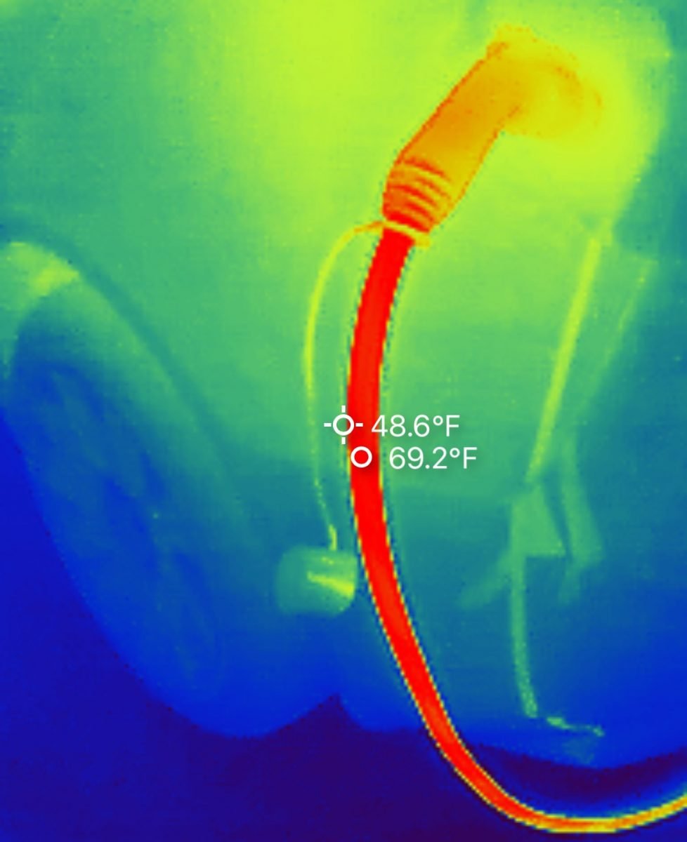 thermal image of cord