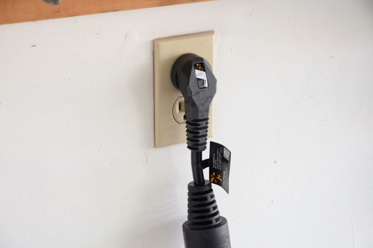 Using a Level 1 (120v) adapter