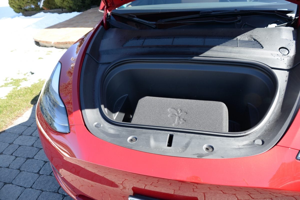 J+ Booster 2 case fits inside the frunk of many EVs