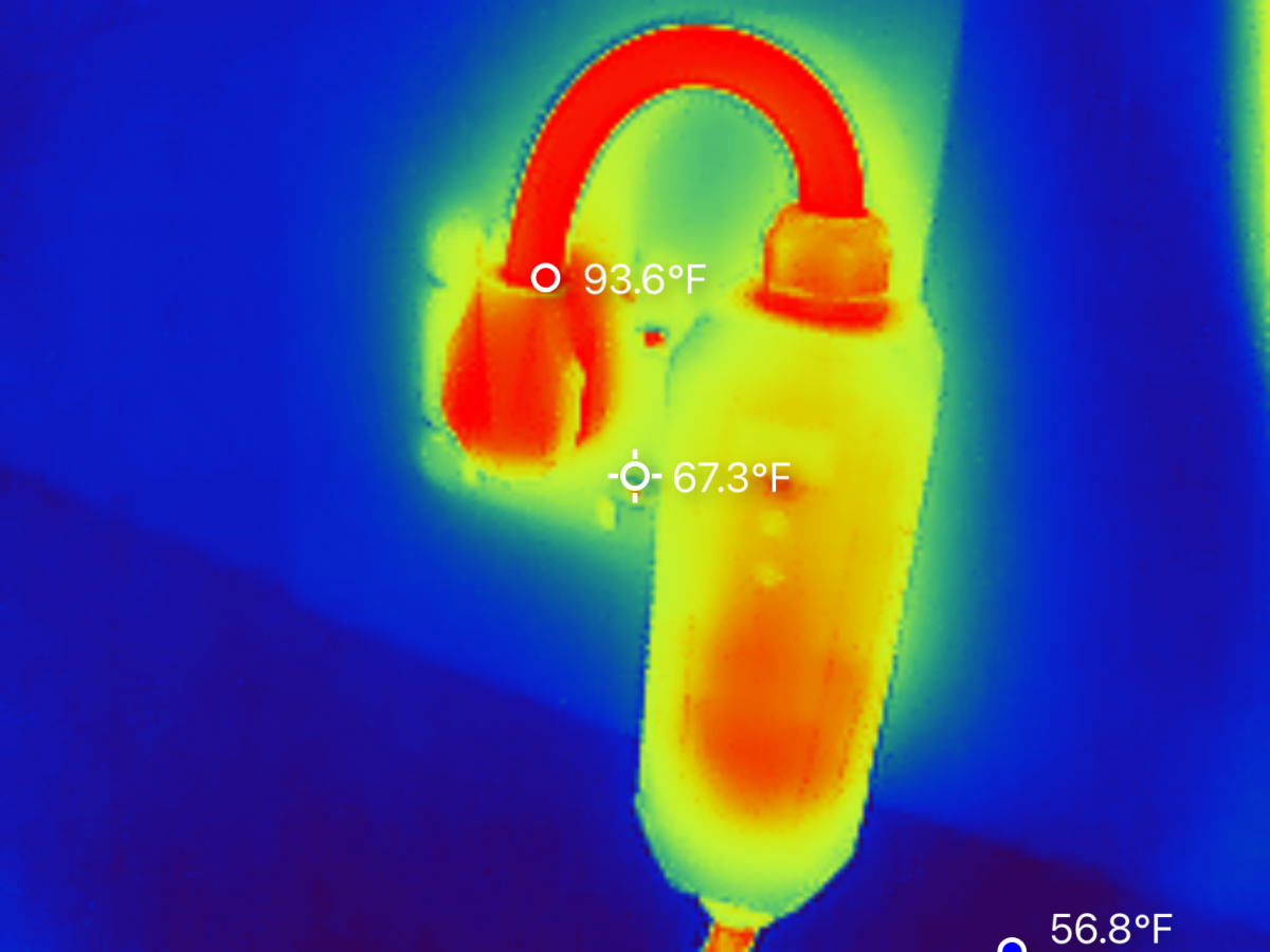EVSE thermal image