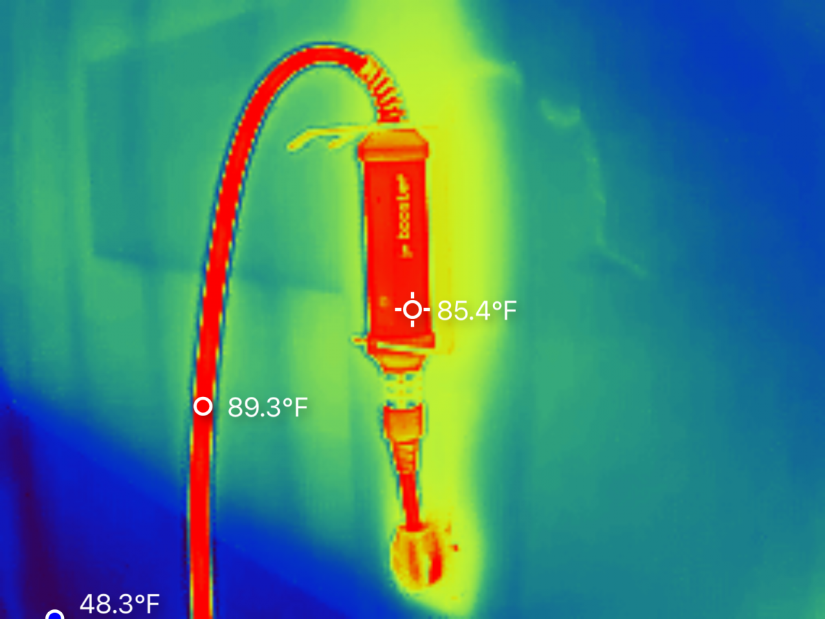 Booster 2 EVSE Thermal Image