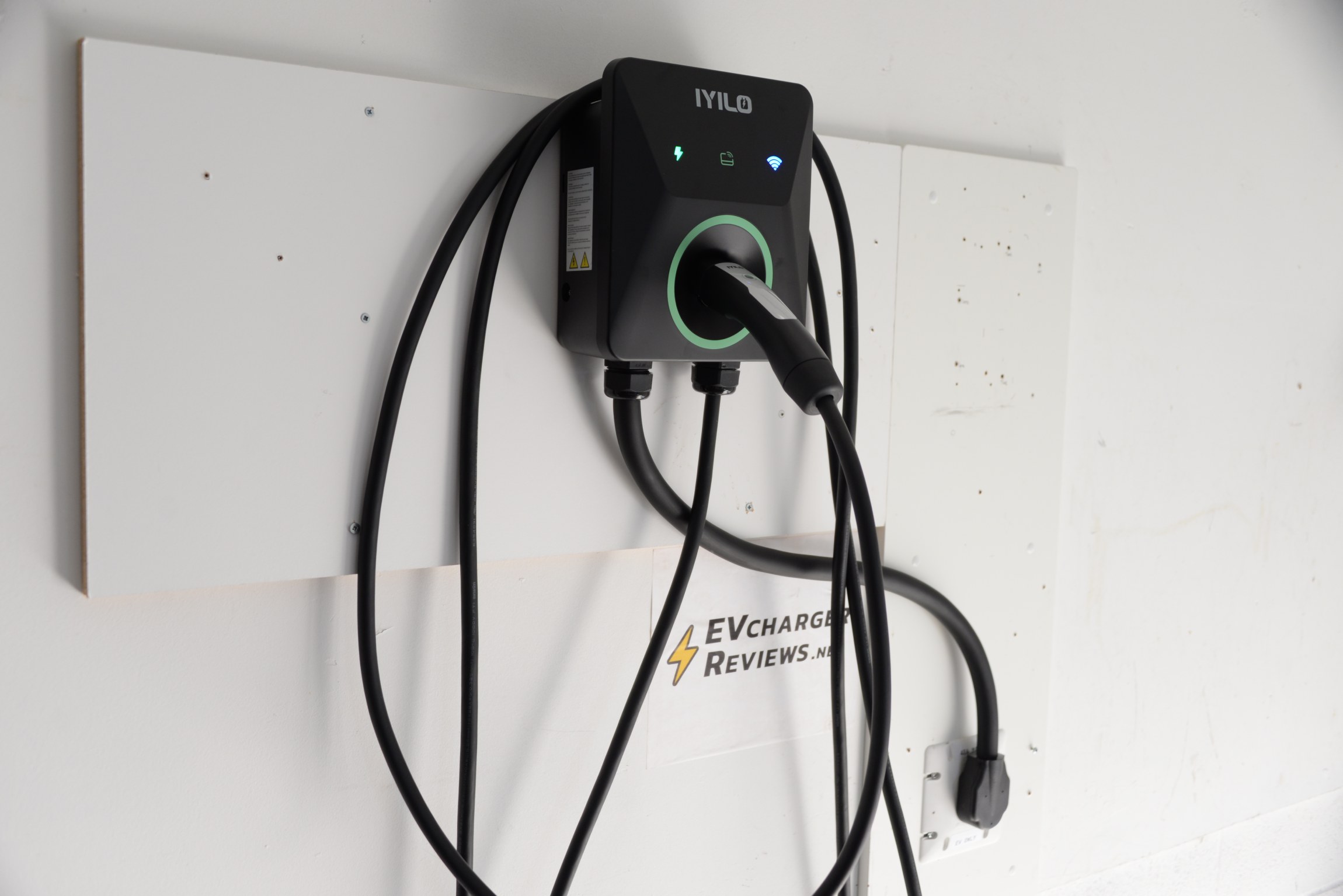 IYILO EV Charger with NEMA 14-50 and NACS , Tested by EVchargerReviews.net