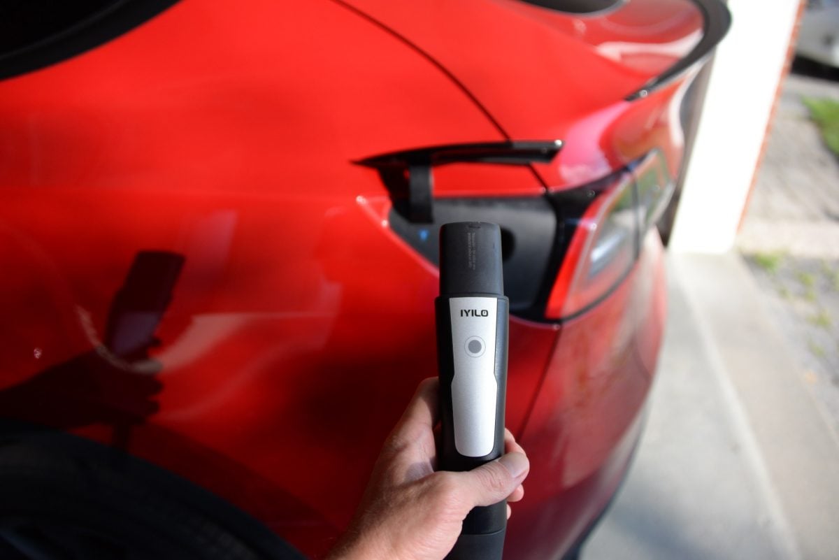 Native NACS connector allows charging of Tesla without adapter
