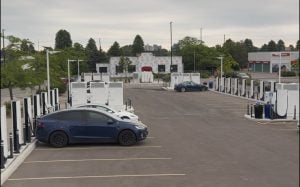 Largest Tesla Supercharger in Canada is in Ajax