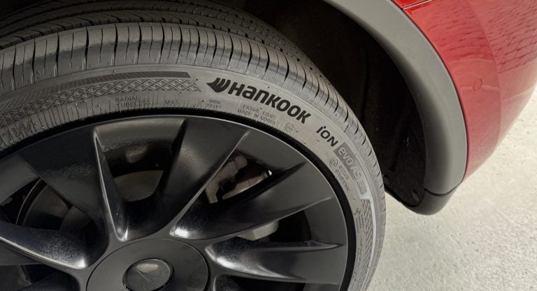 Hankook iON evo AS SUV Tire on Tesla Model Y